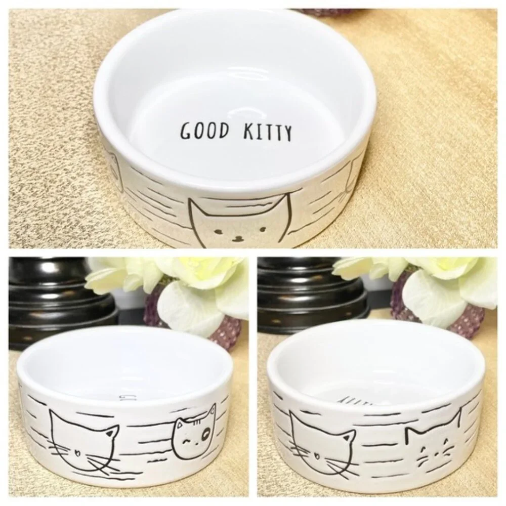 🆕GOOD KITTY Cat Pet Bowl